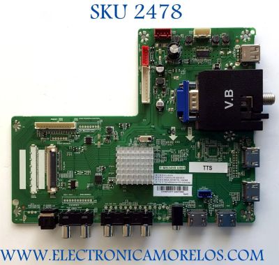 MAIN PARA TV SCEPTRE / NUMERO DE PARTE T201806282A / T.MS3458.U801 / KU-650R / HV650QUB-N9A / 803A 20180716_164348 / T201806282A(814213342049) / H18072377-0A01094 / PANEL CN650CN5290 / MODELO W65 FKUV58DA / W65